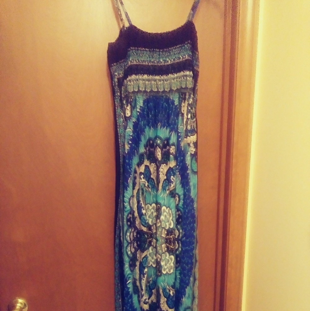 Long Tribal Design Sundress